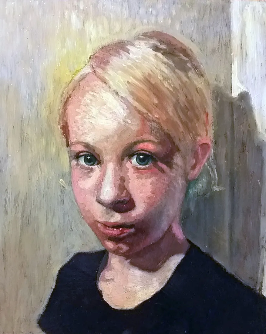 Daughter, portrait painting