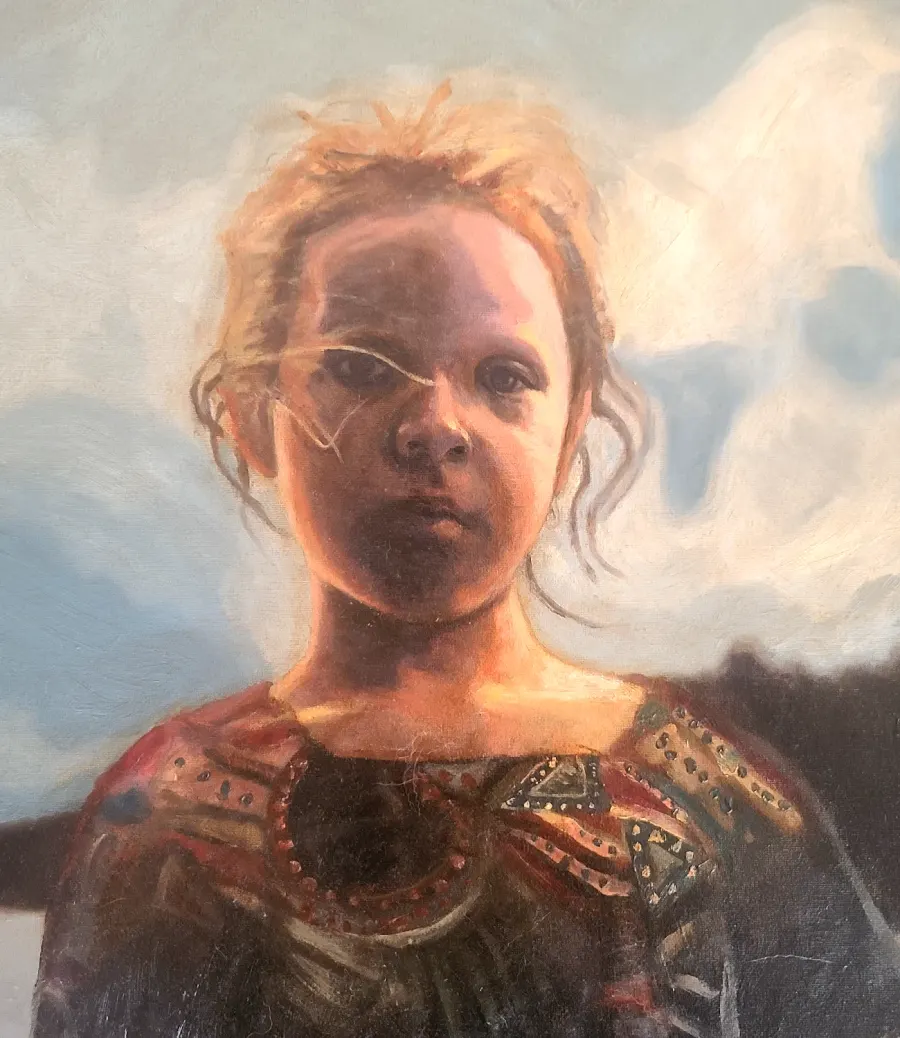 Daughter, 2007, portrait painting