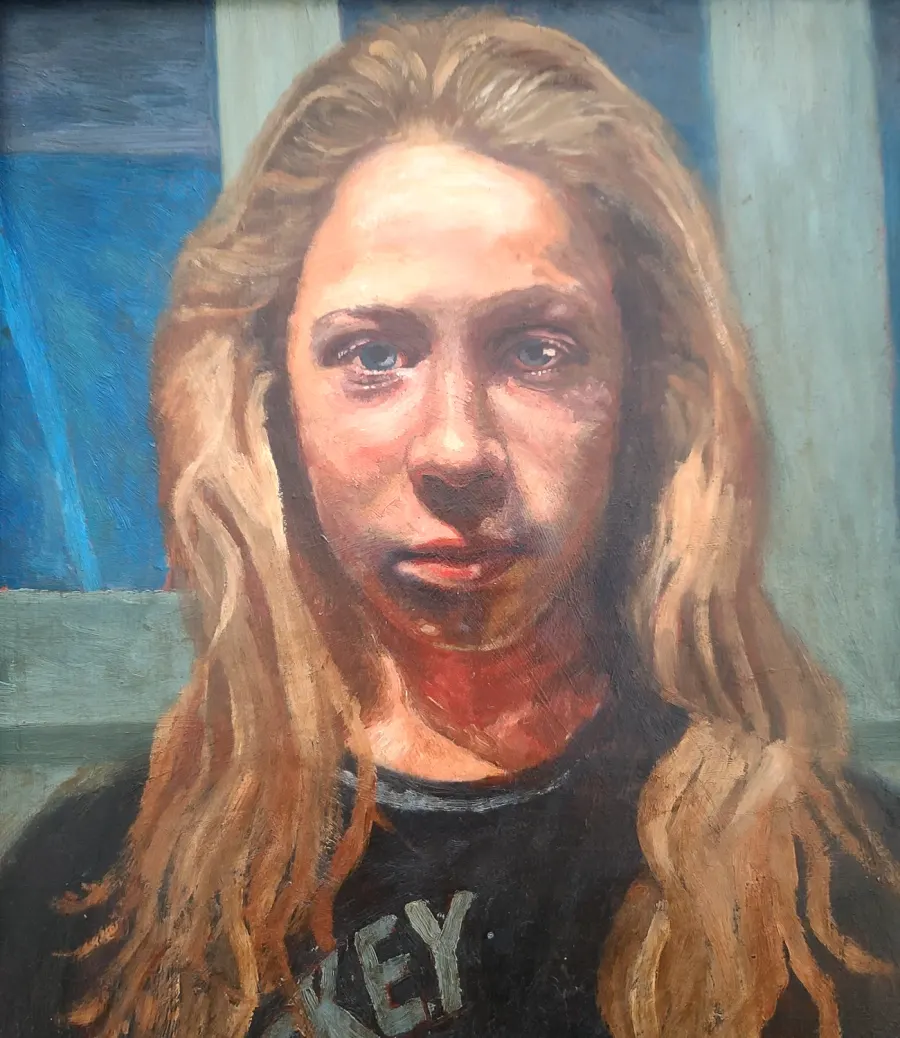 Daughter, 2020, portrait painting