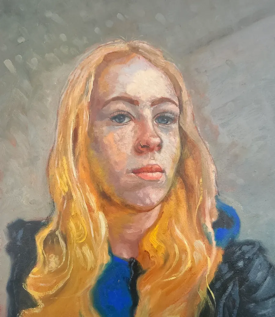 Daughter, 2021, portrait painting