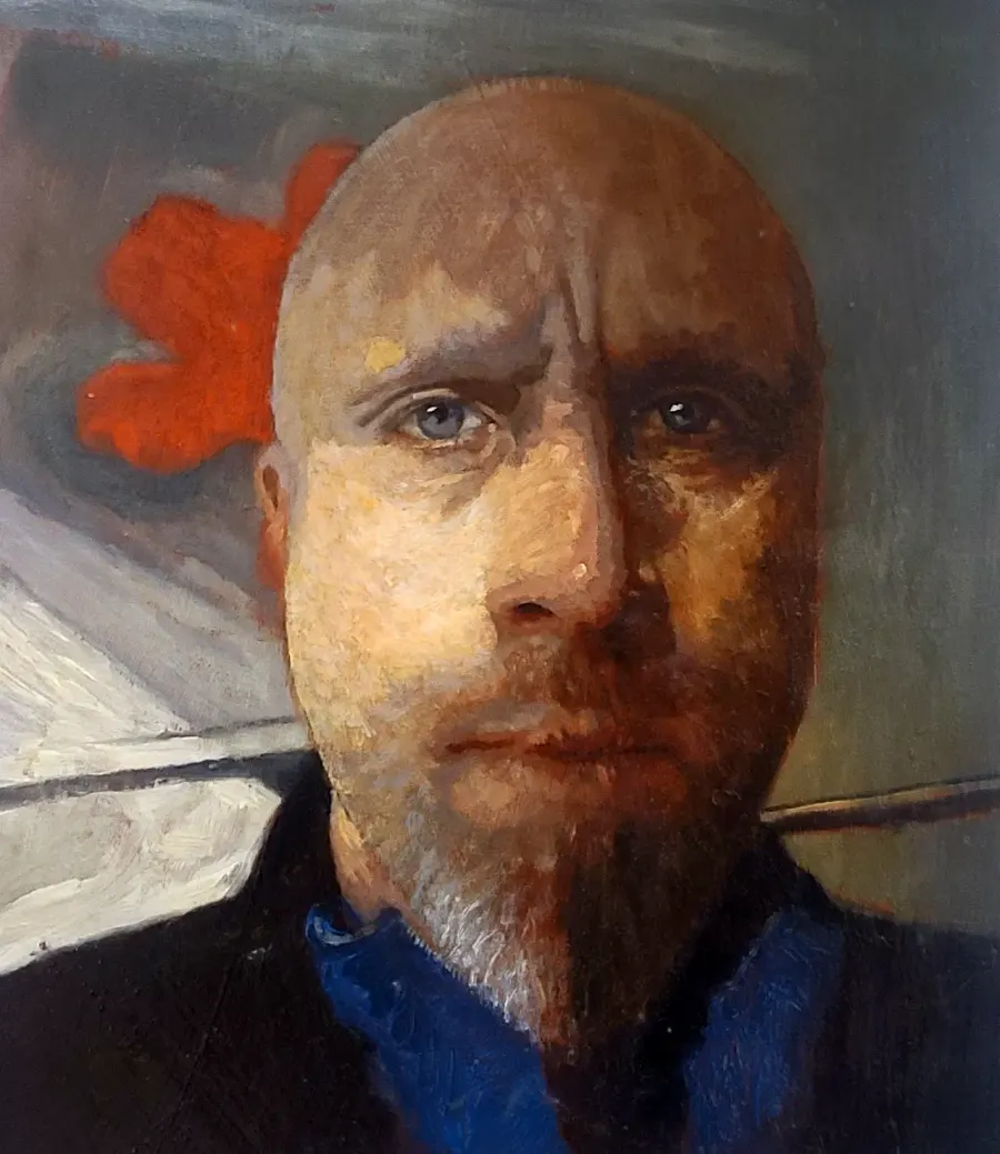 Me, portrait painting