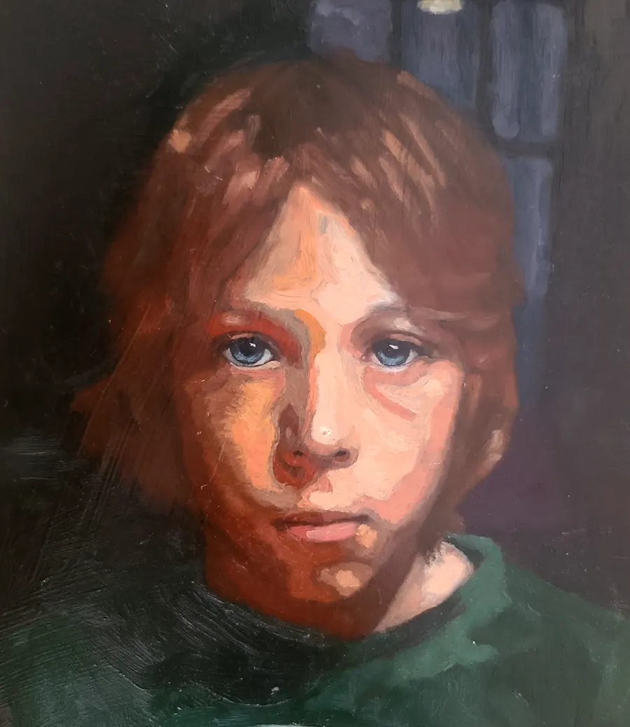 Son, 2013, portrait painting