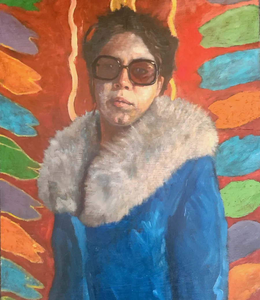 Wife, portrait painting