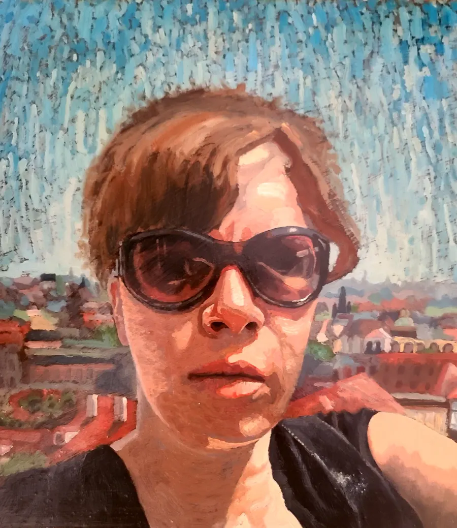 Wife, portrait painting